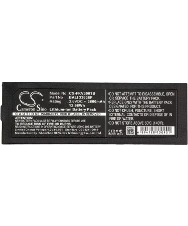 YEKIM 3600mAh Battery for FanVision K-IVT-300-GD-B | High-Quality DVB-T Battery PN Bali 33636P K-ABC-30P-KT-B - Fast International Shipping - Buy Online on GoSupps.com