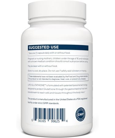 Liposomal Glutathione 130 mg - Renue By Science | High Absorption Antioxidant Supplement | 90 Capsules for Optimal Health & Longevity - Ship Internationally - Buy Online on GoSupps.com