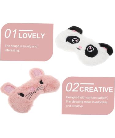 Fomiyes Soft Toy Eye Mask - Cozy Travel Stress Relief & Eye Care | Office & Skiing Essentials - Buy Online on GoSupps.com