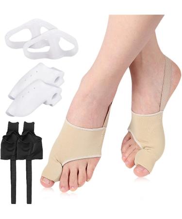 Orthopedic Toe Separator Corrector Set - 6 Pack for Men & Women - Non-Surgical Hallux Valgus Correction & Big Toe Straightener - Relief for Babies' Feet - One Size - Buy Online on GoSupps.com