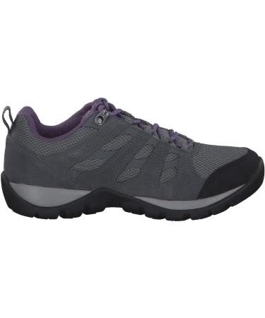 Columbia Women's Redmond V2 Waterproof Hiking Shoe | Ti Grey Steel/Plum Purple | Size 10 - Buy Online on GoSupps.com