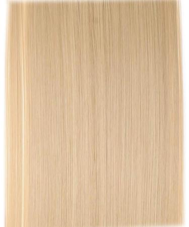 Silk-co Long Straight Hairpiece Extensions Clip in 23 inch Synthetic Heat Resistant - Dark Blond&Bleach Blond - Buy Online on GoSupps.com