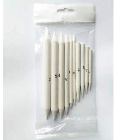 Blending Stumps and Tortillions Set with 2 Pieces Sandpaper Pencil Sharpener  1 Eraser Sketch for Student Sketch Drawing kit (6 pcs +4) - Buy Online on GoSupps.com