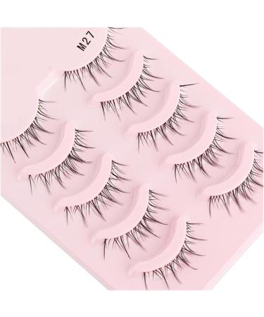 UAMOU 2-50Boxes Manga Lashes False Eyelashes Doll Korean Natural Anime Lashes Spiky Thick Faux Mink Eye Lash Strips Makeup Cheerfully (Color : M26 Size : 2 boxes) - Buy Online on GoSupps.com