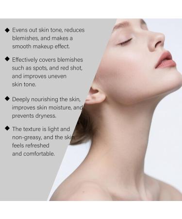  ACJZILQTJ Face color corrector color correcting cream brightens complexion minimizes pores and evens skin tone long-lasting waterproof moisturizing foundation (1 pc) - Buy Online on GoSupps.com