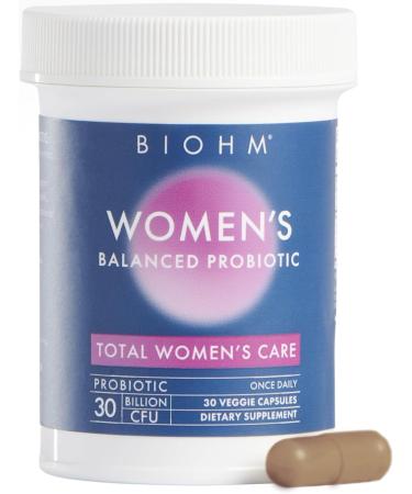 BIOHM Total Probiotic for Women Bundle 30 Billion CFU Probiotics for Women s Balanced Natural Digestive Enzymes Clinically Studied Non-GMO 30 Servings Each Bundle: Total & Women's Probiotic 60ct - Buy Online on GoSupps.com