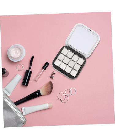 FRCOLOR 2pcs Makeup Palettes - Empty Eyeshadow & Lip Balm Palette with Pans for Women - Magnetic Contouring Makeup Tray - Buy Online on GoSupps.com