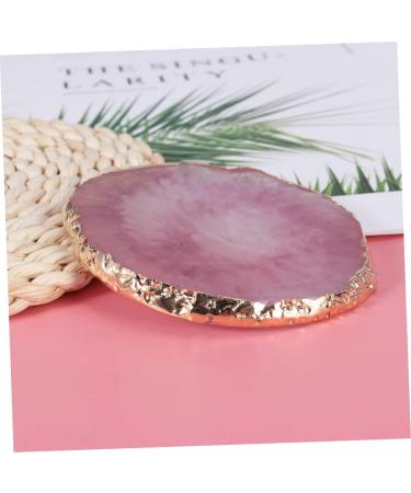 KALLORY Makeup Pallet Round Tray Nail Painting Tray Manicure Resin Palette Gel Finished Nail Art Nail Polish Medium Purple - Buy Online on GoSupps.com