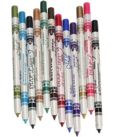 FRCOLOR 12in1 Eye Liner Smudge Long Lasting Makeup For Eyes Lips Eyebrows And Any Style medium as shown - Buy Online on GoSupps.com