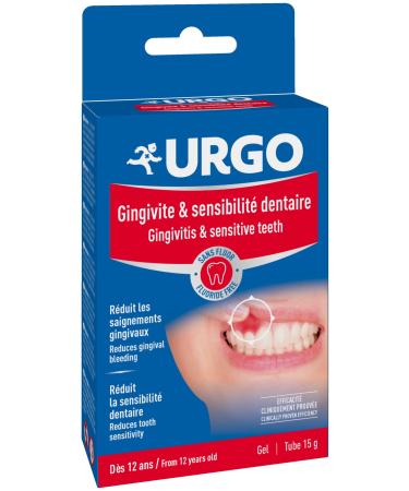 Urgo - Gel for gingivitis and dental sensitivity - Patented formula - 15 g tube