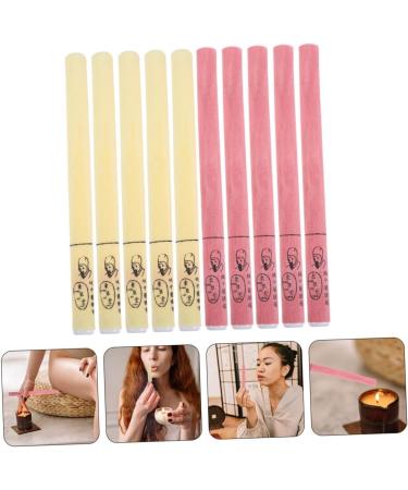 Frcolor 10-Piece Umbilical Candle Moxibustion Sticks Premium Moxa Sticks for Spa & Wellness | International Shipping - Buy Online on GoSupps.com