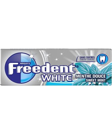 FREEDENT WHITE - Chewing Gum Sans Sucre - Go t Menthe Douce - 30 Paquets de 10 Drag es - Grand Format 300 Drag es - 420g White Menthe Douce - Buy Online on GoSupps.com