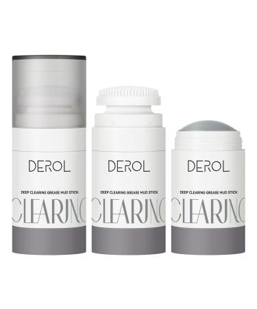 Deep Cleansing Mud Mask Stick - 45g Large Capacity with Silicone Brush Head - Remove Oil Cleanse Pores Refresh Skin - Blackhead Removal Pore Minimizing