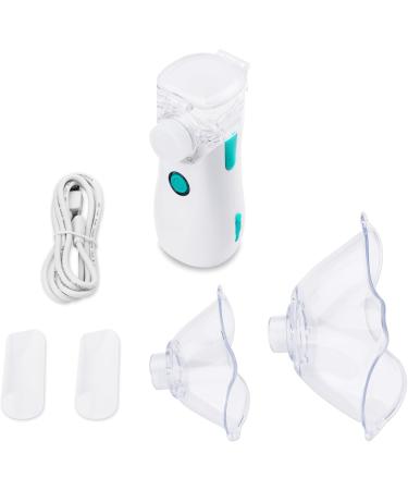 Best HithinkMed Inhalation Device for Adults & Children | Quiet Adjustable Portable Inhalator with Masks & Mouthpieces - Gr n - Buy Online on GoSupps.com