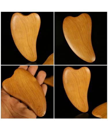 EXCEART 4pcs Handheld Scraping Tablets - Guasha Massage Stick & Face Scraping Boards | Wooden Spa Body Scraper for Facial Care - Buy Online on GoSupps.com