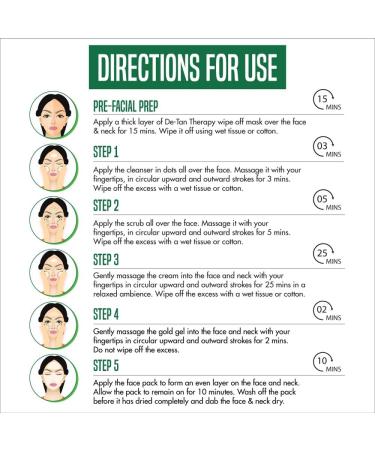 Nature's Essence Glowing Gold Facial Kit - 500g (5x100g) | Buy Online for Radiant Skin | International Shipping Available - Buy Online on GoSupps.com