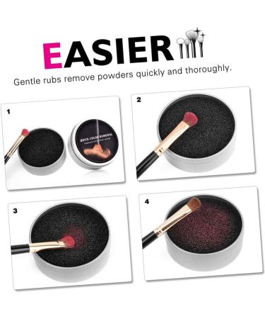Didiseaon 4sets Box Makeup Sponge Tools Makeup Brush Cleaner Mat Cleaning Tools Makeup Brush Cleaning Tool Scrubber Sponges Makeup Cleaner Sticker Activated Carbon Sponge Make up - Buy Online on GoSupps.com