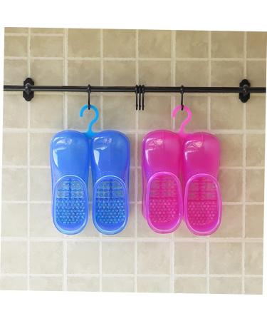 IWOWHERO 1 Pair Foot Bath Shoes Home Foot Bath Bucket Foot Spa Boots Feet Pedicure Slippers Foot Bucket Basin Shoe Slipper Sandal Slippers Mitaine Foot Bath Tool Soak Small Size Pvc Pie Man 26.3x11cm Rosy - Buy Online on GoSupps.com