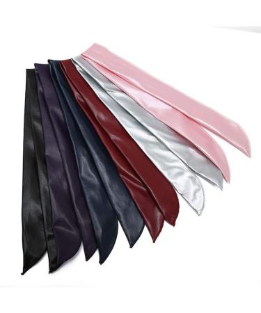 Teensery 6 Pcs PU Leather Twist Bow Wired Headbands Rabbit Ear Hairband Hair Accessories for Women Girls  Mixed Color - Buy Online on GoSupps.com