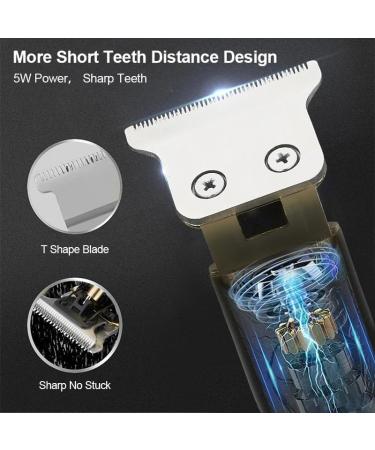 Hair Clippers for Men LCD Power Display Hair Clippers Full Metal Embossed Body T9 Hair Trimmer Sharp Blade Low Noise Barber Salon Engraving Styling (Color : Gray) - Buy Online on GoSupps.com