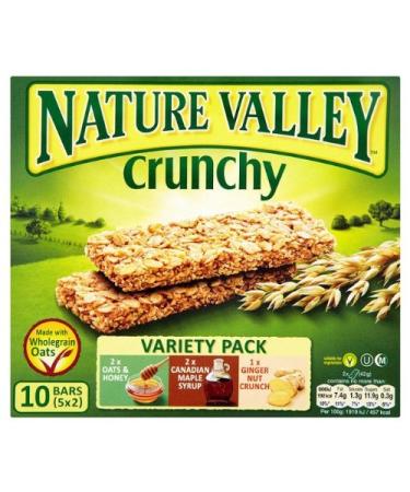 Nature Valley Nature Valley Crunchy Granola Bars Variety Pack de 5 x 42 g