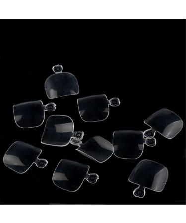 100 Pieces Acrylic Full Cover Toenail Tips - Wrong Toenail Solutions for Perfect Pedicures | International Shipping - Buy Online on GoSupps.com