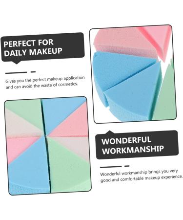 FOMIYES 6 Sets Triangular Sponge Puff Makeup Blending Sponge Powder Sponge Wedge Makeup Sponge Shape Makeup Sponge Makeup Triangle Puff Body Powder Puff Hairpin Emulsion Sector Girl - Buy Online on GoSupps.com