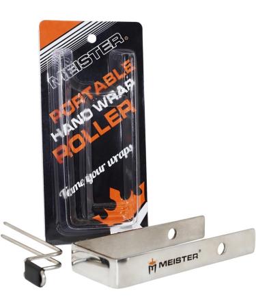 Meister MMA Portable Hand Wrap Roller - Stainless Steel | Easy Hand Wrapping Tool - Buy Online on GoSupps.com