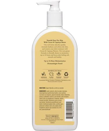 Burt's Bees Cocoa & Cupuacu Butter Body Lotion 12 oz | Nourishing Moisturizer - Buy Online on GoSupps.com