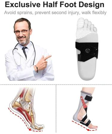 Foot Drop Orthosis | Adjustable Foot Support & Stabilizer | Small Right Ankle Foot Orthosis Improve Posture & Comfort - Buy Online on GoSupps.com