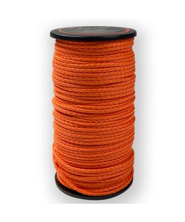 X MONSTER Throw Line 1.8mm 100% UHMWPE Easter Rope for Arborists, Best for Tree Climbing, High Limb Throwing, Outdoor General Purpose Orange 165 Feet