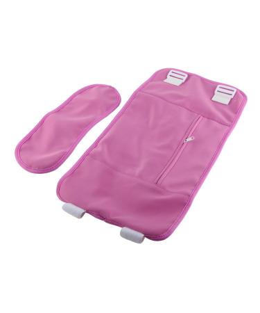 2pcs Castor Oil Pack Set Adjustable Waist Neck Pack Reusable Washable Purple Package