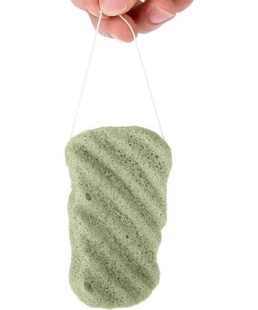 Konjac sponge 100% sponge body long wave large konjac face wash sponge facial cleansing natural active sensitive skin for ladies and men(04#) - Buy Online on GoSupps.com