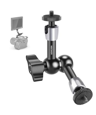 NEEWER 5.9"/15cm Adjustable Friction Magic Arm with 1/4" Screw on Both Ends, Compatible with SmallRig Cage, Flash/LED Light/Microphone/Monitor/SuperClip, Max Load 4.4lb/2kg, ST15