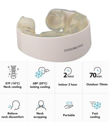 HUSHUI Reusable Neck Cooling Tube Wrap | Portable Neck Cooler for Indoor & Outdoor Sports - Stay Cool Anywhere! - Buy Online on GoSupps.com