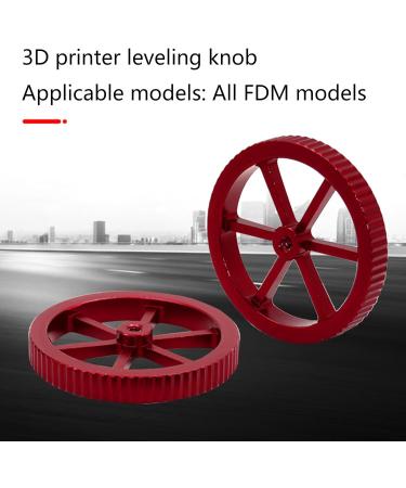 LUOFANG Metal Leveling Nuts Upgraded Hand Twist Nuts Set for 3/3 Pro/3 3D Printer Heat Bed Accessories - Buy Online on GoSupps.com