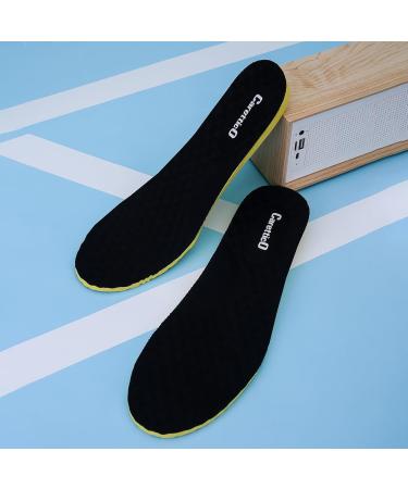 Premium Memory Emulsion Latex Insoles for Men & Women - Cushioning Shock Absorption Breathable Comfort Reduce Muscle Fatigue | Sizes 7-12 & 4-7.5 - Buy Online on GoSupps.com