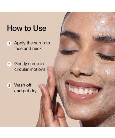 Tan Reduce Face Scrub (75gm) - Exfoliating Caffee & Walnut Scrub for Clear Skin Blackhead & Dead Skin Removal | Unisex Detan Pack - Buy Online on GoSupps.com