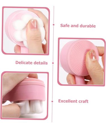 HAPINARY Double Sided Facial Cleansing Brush Home Facial Brush Face Scrubber Face Scrub Brush Women Facial Brush Manual Facial Brush Face Exfoliation Brush Face Cleansing Tool Face Wash - Buy Online on GoSupps.com