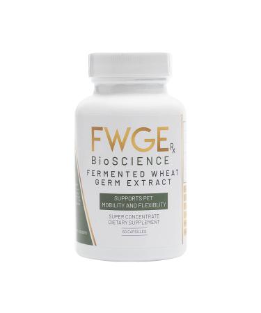 Spermidine Pet Joint Health Premium Fermented Wheat Germ Extract Mobility Flexibility Cellular Health Non-GMO Gluten-Free Sugar-Free Vegan Natural 1 Bottle 60 Capsules