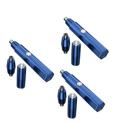 Angoily 3 sets of nasal hair trimmer device for facial hair removal Shavemate mini mustache cutter Face razor Nasal hair cutter nose hair cleaning tool clean