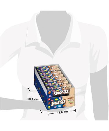  Smarties Nestl Smarties Confetti Filled with Milk Chocolate - 24 Tubes of 38 g - Buy Online on GoSupps.com