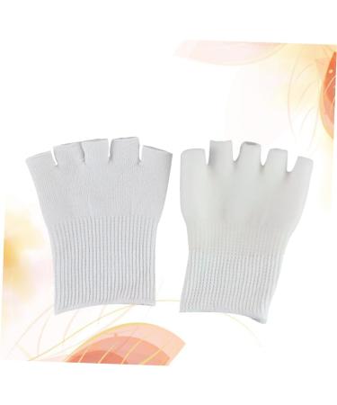 Ipetboom 1 Pair Five Toe Gel Socks Moisturizing Socks Heel Sleeves for Cracked Heels Big Toe Separators Open Toe Socks Feet Moisturizer Socks Foot Care Socks Skin Gasket White - Buy Online on GoSupps.com
