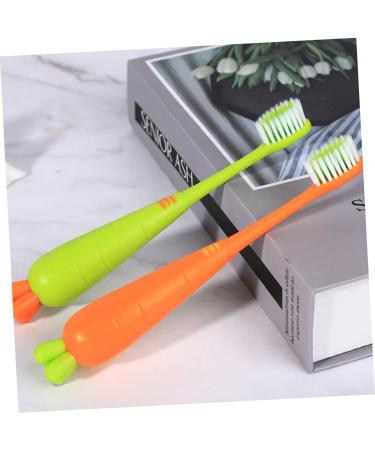 Gleavi 6th Carrot Manual Toothbrush for Kids - Fun Character Design for Toddlers & Babies Ideal for Pets - Buy in Bulk! - Buy Online on GoSupps.com