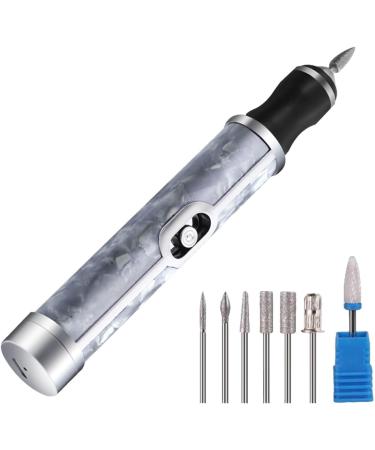 SILULCM Nail Grinder for Human - Electric Nail Drill - Professional 4 Speeds Electric Nail File for Thick Toenails Nail Polishing Nursing Peeling Removing Grinding Edge Shaping Gray - Buy Online on GoSupps.com