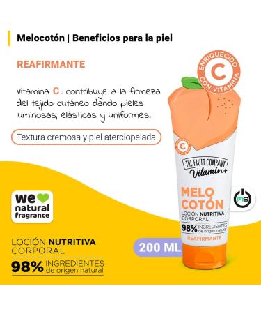 The Fruit Company Vitamin+ Nutritious Firming Peach Body Lotion 200ml - Buy Online on GoSupps.com