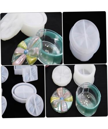 COHEALI Resin Molds 2pcs Box box mold soap molds silicone molds for resin Silicone DIY Tools manual Resin Whitex2pcs 8.1X10.5CMx2pcs - Buy Online on GoSupps.com