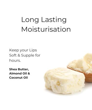 100% Organic Shea Lip Balm for Women - SPF Protection for Dry & Chapped Lips Lip Gloss & Plumper - 15g - Buy Online on GoSupps.com
