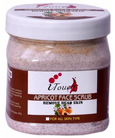 PRZX Apricot Face & Body Scrub 500ml Gentle Exfoliating Cleanser for Smooth & Refreshed Skin Suitable for All Skin Types