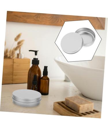 Besportble Aluminum Travel Cream Can - 100ml Screw Cover Jar for Lip Balm Cosmetics & Nail Art - Durable Metal Tin Container - Buy Online on GoSupps.com
